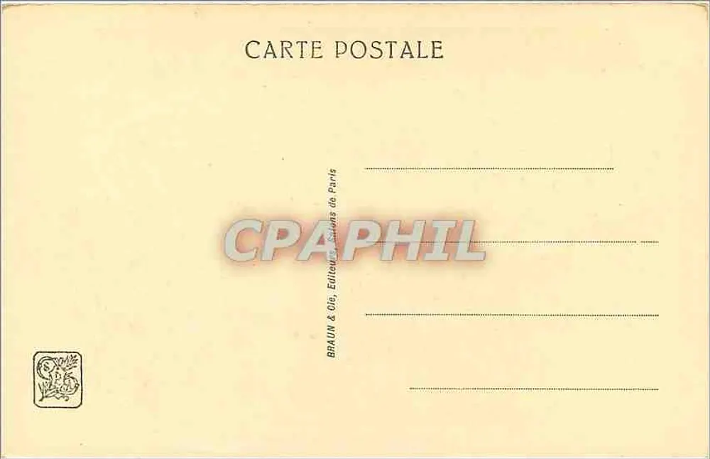 Le Port de la Chaume aux Sables-d'Olonne — R.E.C. Coulon — n° 01294 - Verso