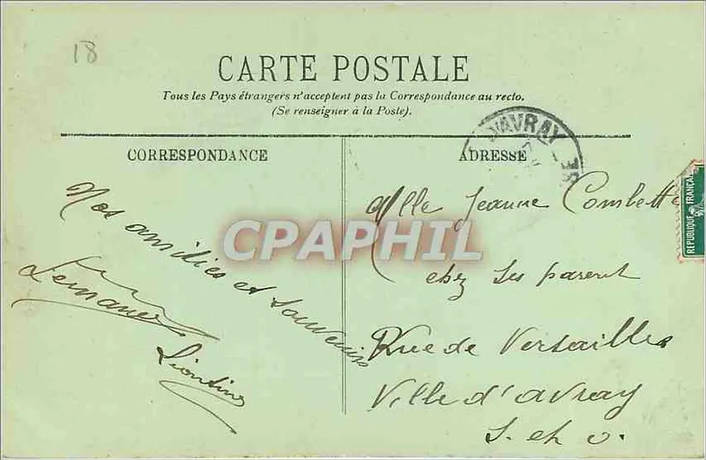 Bourges — Estátua de Jacques Cœur — L.L. - Verso
