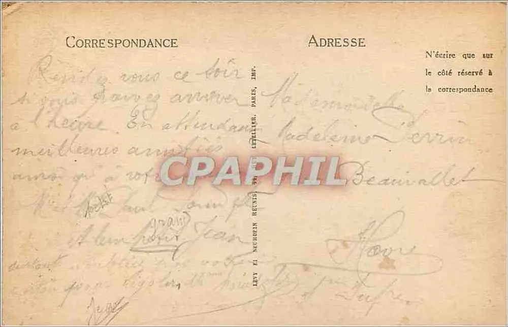 Aix-les-Bains — Hôtel Mirabeau et le Revard — LL - Verso