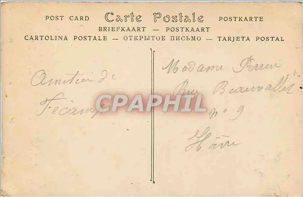 Fécamp — Destiladoria da Sala dos Abades e da Grande Escada — ND Fot. - Verso