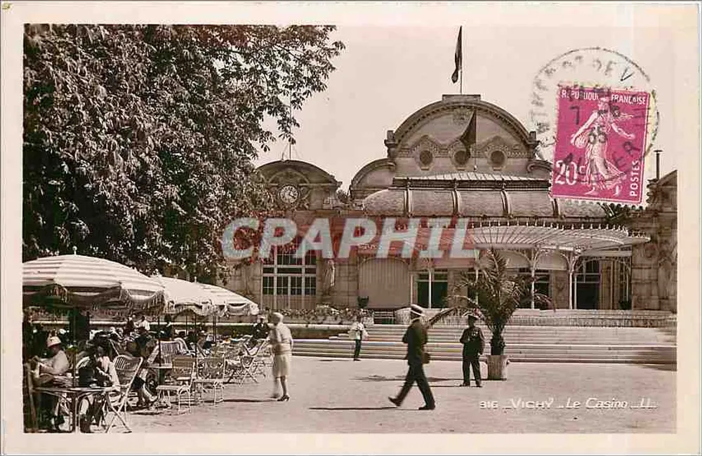 Vichy — O Casino — Lévy e Naarden, Paris - Frente
