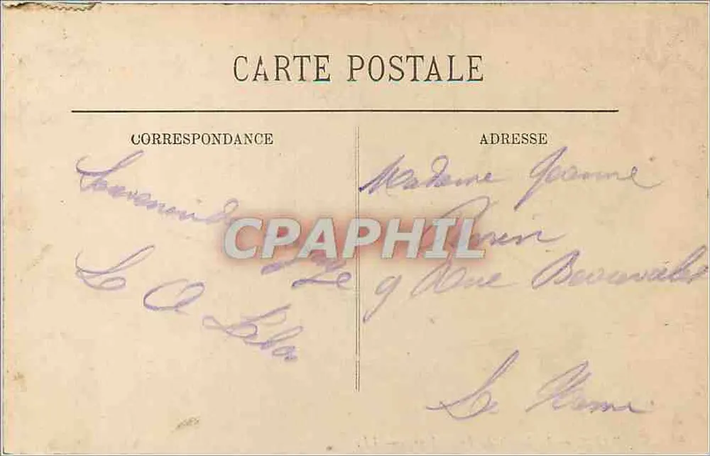 Paris — O Palácio do Luxemburgo — LL. — n° 158 - Verso