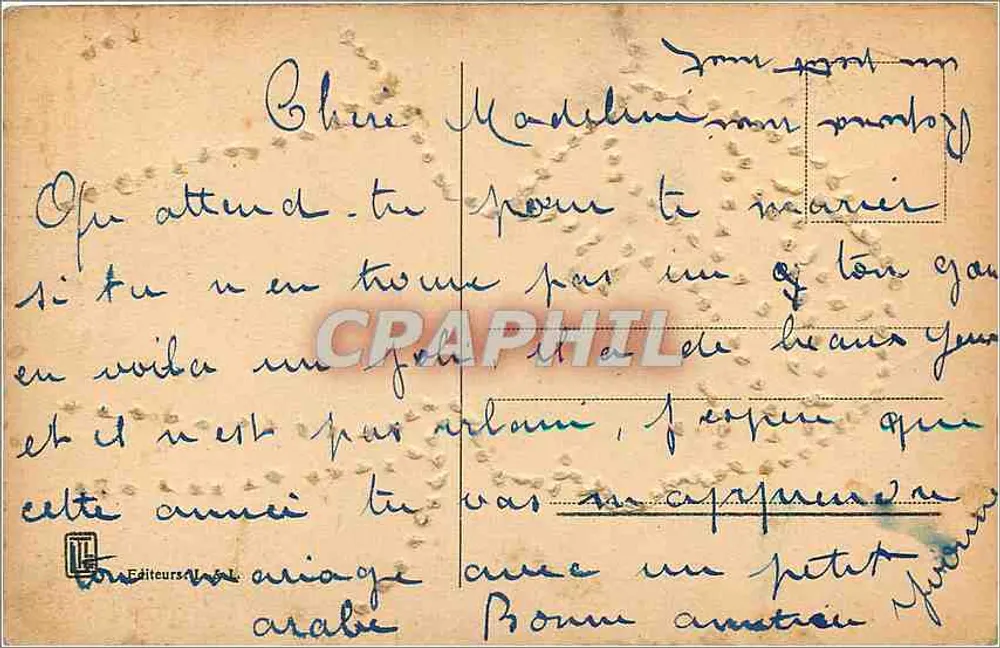 अरब महिला — बस्त्र के चित्र — अरब प्रकार, संख्या 104 - पीछे
