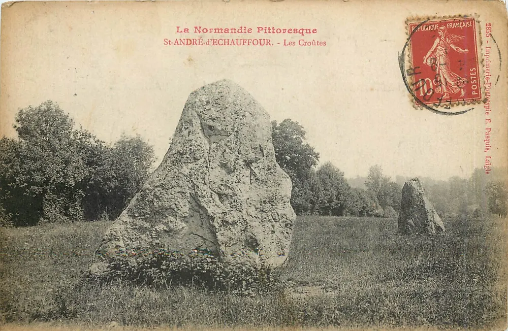 Les Croûtes - St-André-d'Echauffour — Imp. L. Pasinski, Laigle - Frente
