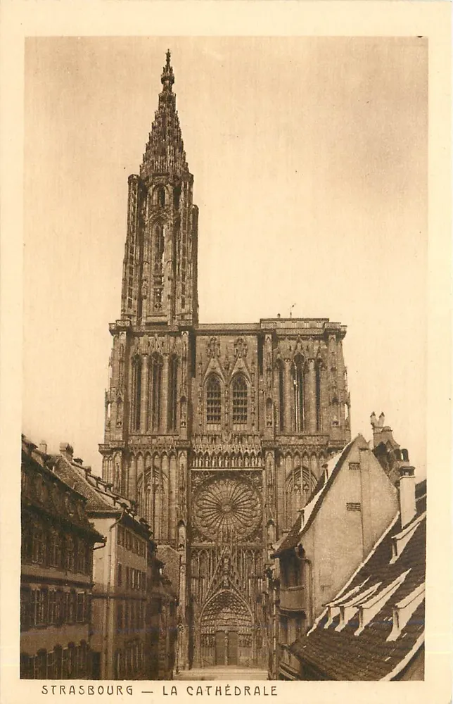 Estrasburgo — A Catedral — Braun & Cie, Dornach - Frente