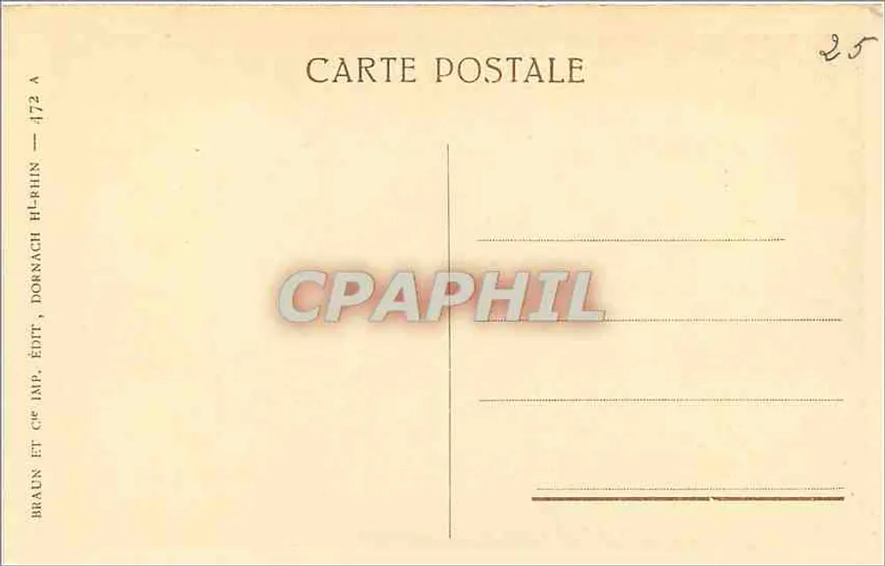 Strasbourg — Catedral — Portal Central — Braun & Dornach, editor - Verso