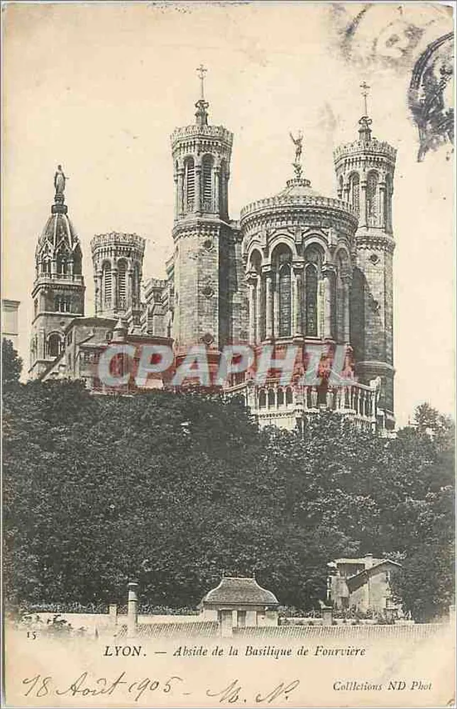 LYON — Abside de la Basilique de Fourvière — Collections ND Phot - Frente
