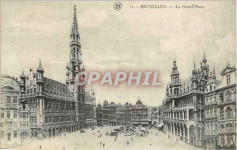 Bruxelas — A Grand'Place - Frente