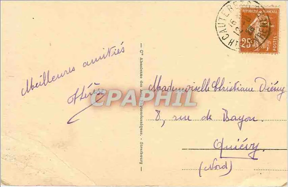 Gavarnie - A Grande Cascata do Circo — editor não identificado, n° de série 50 - Verso