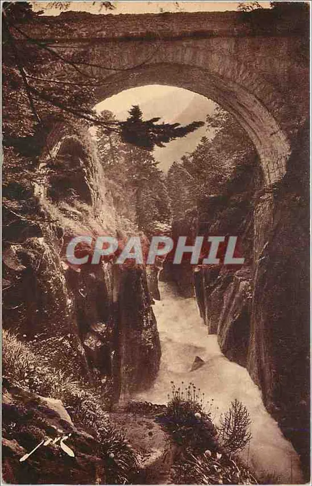 Le Pont d'Espagne — Cauterets, environs (H.-P.) — Éditions Jové, Pau (B.-P.) - Recto