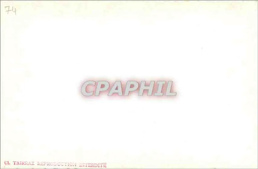 Paisagem alpina — pastor com fagote diante de uma cabana — CI. Tairraz - Verso