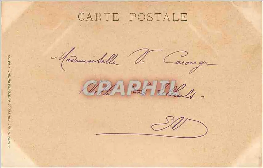 Salão 1904 — Cayron — A Maravilha — LL. — Jules Carouge - Verso