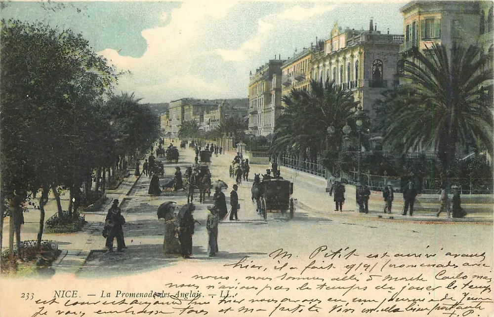 NICE — A Promenade dos Ingleses — A Nova Imprensa Fotográfica, n° 233 - Frente