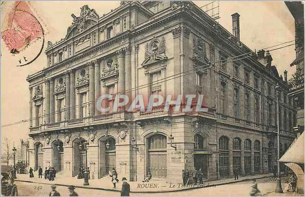 Rouen — Il Teatro — editore anonimo, n° 242 - Recto