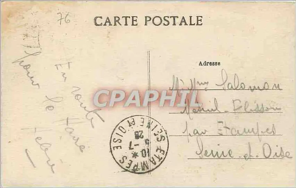 Fécamp — A Bénédictine, Cour d'Honneur — F. L. - Verso