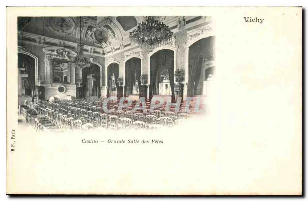 Vichy — Casino — Großer Saal der Feierlichkeiten — B.F., Paris - Vorderseite