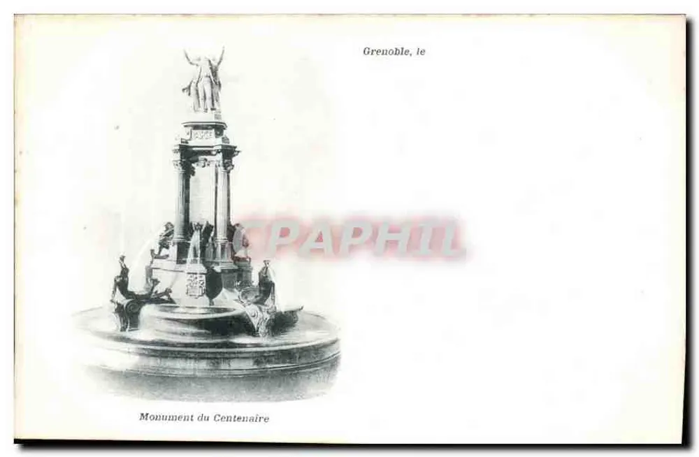 Monumento do Centenário — Grenoble — editor não visível - Frente