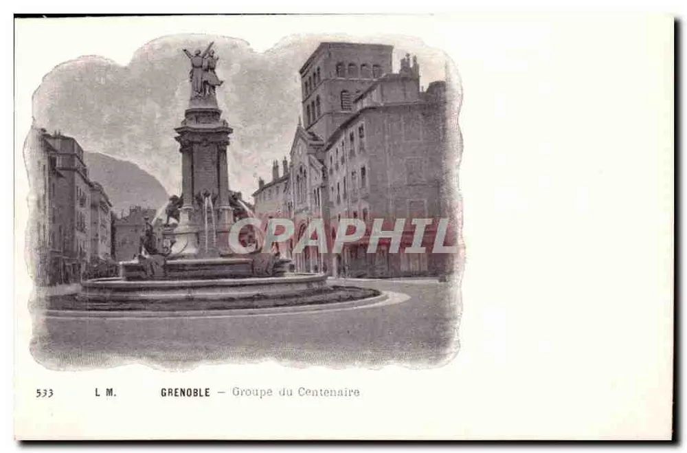 Grenoble — Grupo do Centenário — L.M. n°533 - Frente