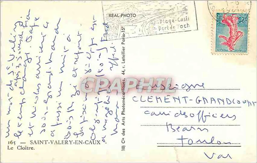 सेंट-वैलेरी-एन-कॉउ - ले क्लॉइट्र - रियल-फोटो, संख्या 165 - पीछे