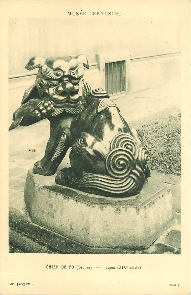 Cão de Fo (Bronze) — Japão (século XIX) — Museu Cernuschi, Paris - Frente