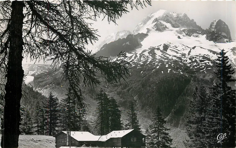 Argentière - Le Col des Montets — L'Aiguille Verte und der Drû — Édition Argentière - Vorderseite