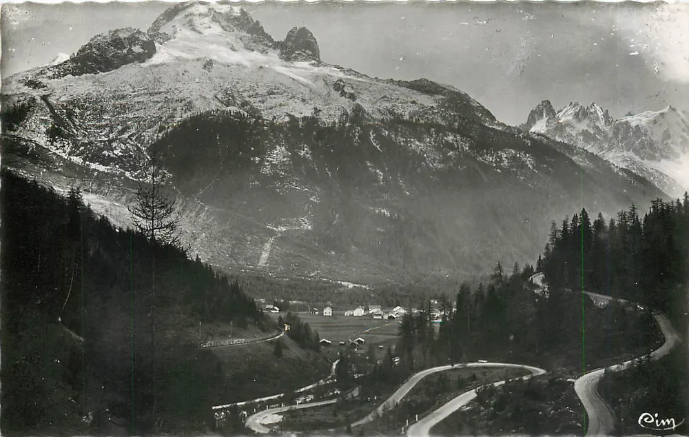 Argentières (Haute-Savoie) — Die Kurven des Montets-Passes — Verlag Poste Courrier Facon - Vorderseite