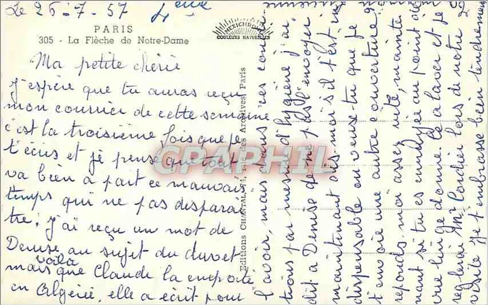 A Flecha da Notre-Dame — Paris — Edições Chantal - Verso
