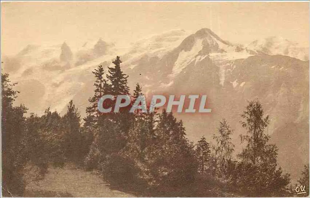 Alpes francesas — Vale de Chamonix — Frescor matinal no caminho de Merlet — Impressora « de Sers » - Frente