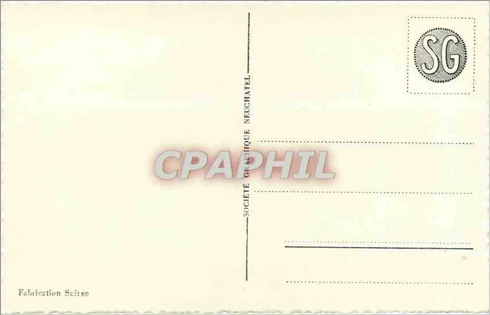 Lago Léman - Pombos — série 5527 — Sociedade Gráfica Neuchâtel - Verso