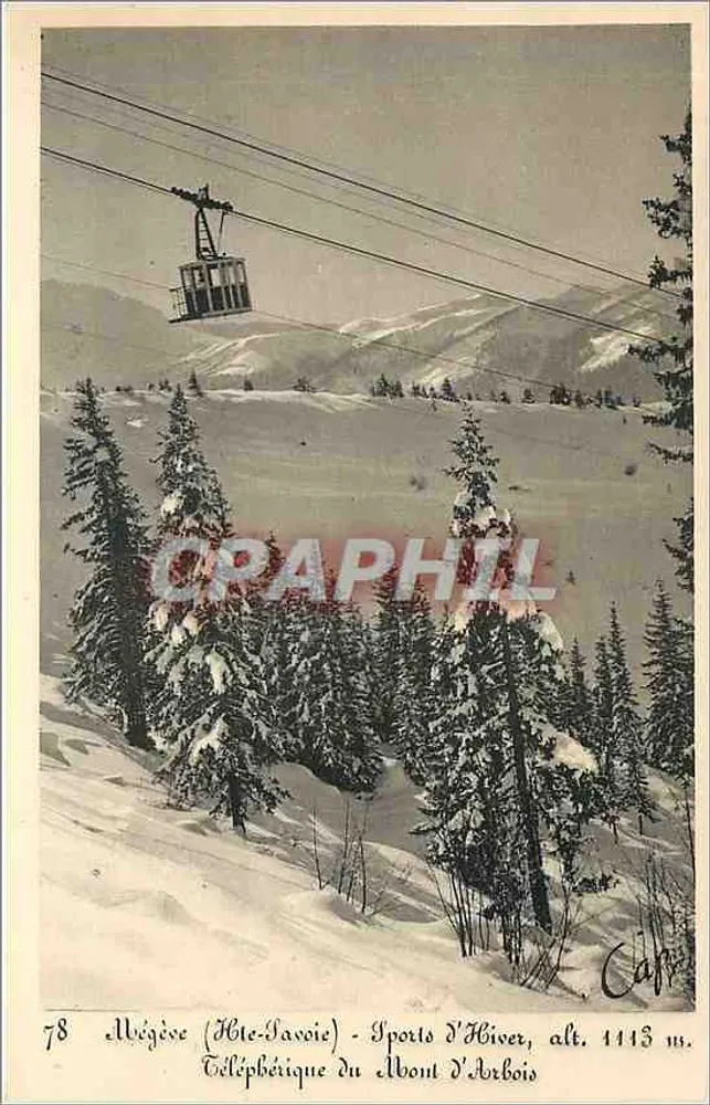 Mont d'Arbois — Seilbahn des Mont d'Arbois, H. 1143 m — Meige (Haute-Savoie) - Vorderseite