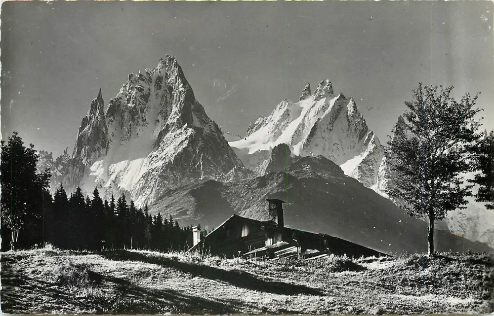 Pays du Mont-Blanc — Am Fuße der Gipfel, Haus des Mannes der Berge — G. ROSSAT MIGNOD, Annecy - Vorderseite
