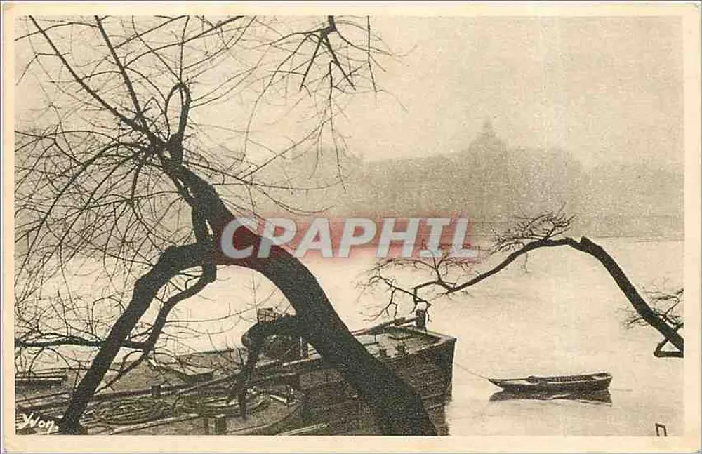 Vista da Seine e do Instituto — Vista tirada do quai do Louvre — editor Paris Artistique, n°25 - Frente