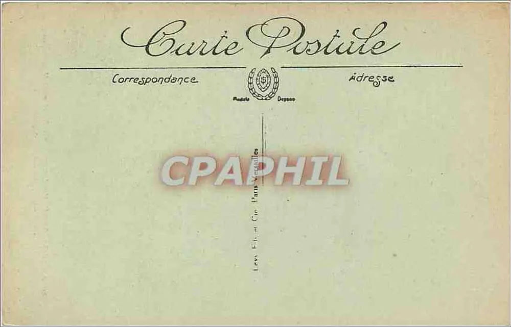 Chapelle Expiatoire — 73 bis, boulevard Haussmann — Curie Postule - Verso