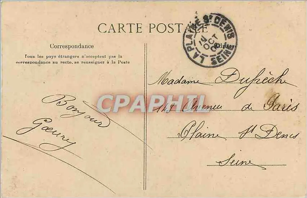 Gisors — Igreja (lado Sul) — A. Bardel, Gisors (Eure) - Verso