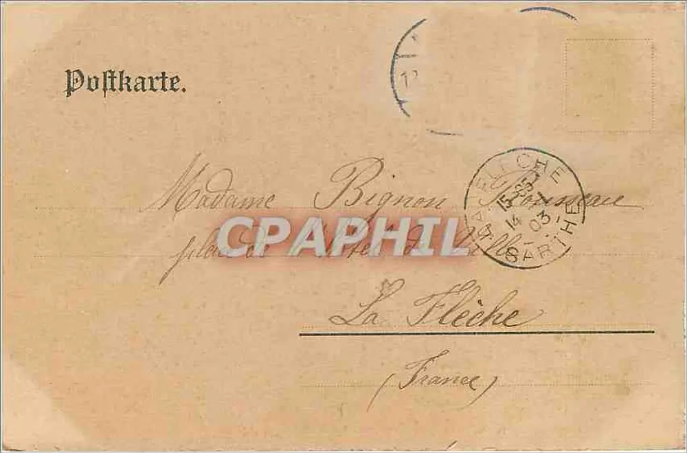 Metz — Kerk van Sint Ségolène — Luxemburger graphische Kunstaustatt. Série C - Achterkant