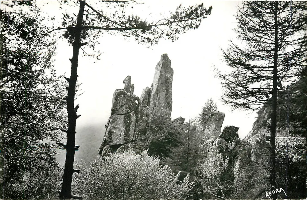 Rocher de Roquelongue — Route vom Vigan zum Mont-Aigoual — Éditions ARGRA - Vorderseite