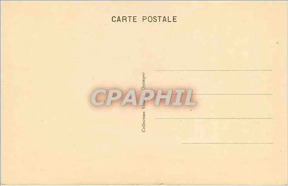 Quimper - Fachada da Catedral — JOB, n° 6319 - Verso