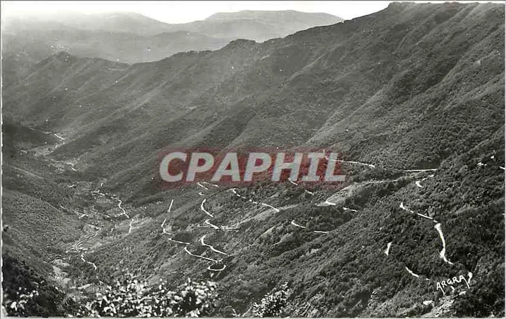 Massif de l'Aigoual — Route de Valleraugue au Mont-Aigoual — Éditions ARGRA - Vorderseite