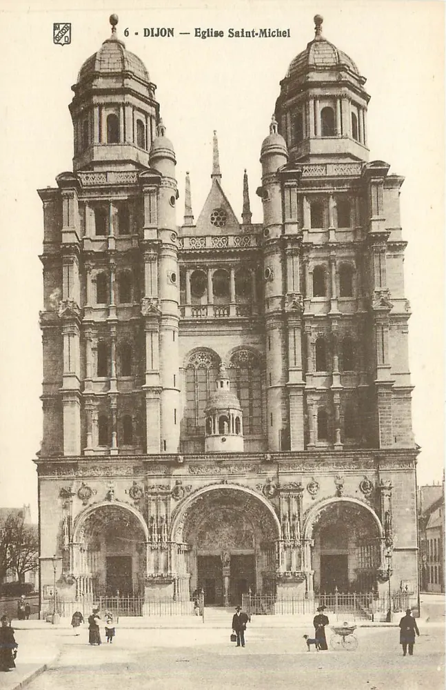 Dijon — Igreja de São Miguel — Editor: M. D. D. - Frente