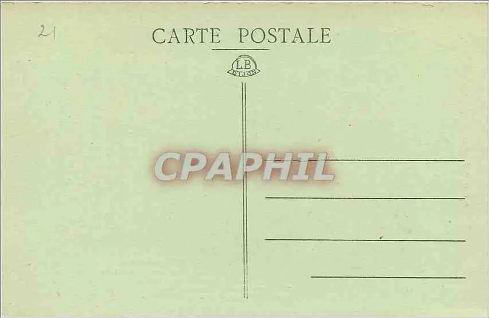 Gargouilles de Notre Dame - DIJON (XIIIe siècles) — Edition P. P. 12 - Rückseite