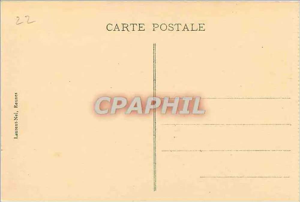 Côte d'Émeraude - Les Bords de la Rance - Le Château Vert, Château - Verso