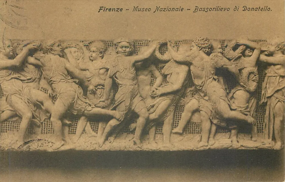 Florenz - Nationalmuseum - Tiefrelief von Donatello - Vorderseite