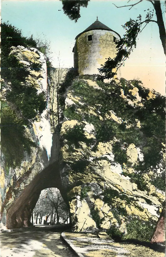 Besançon-les-Bains (Doubs) — A Porta Cortada — Editor Péguingnot, n° 116 - Frente