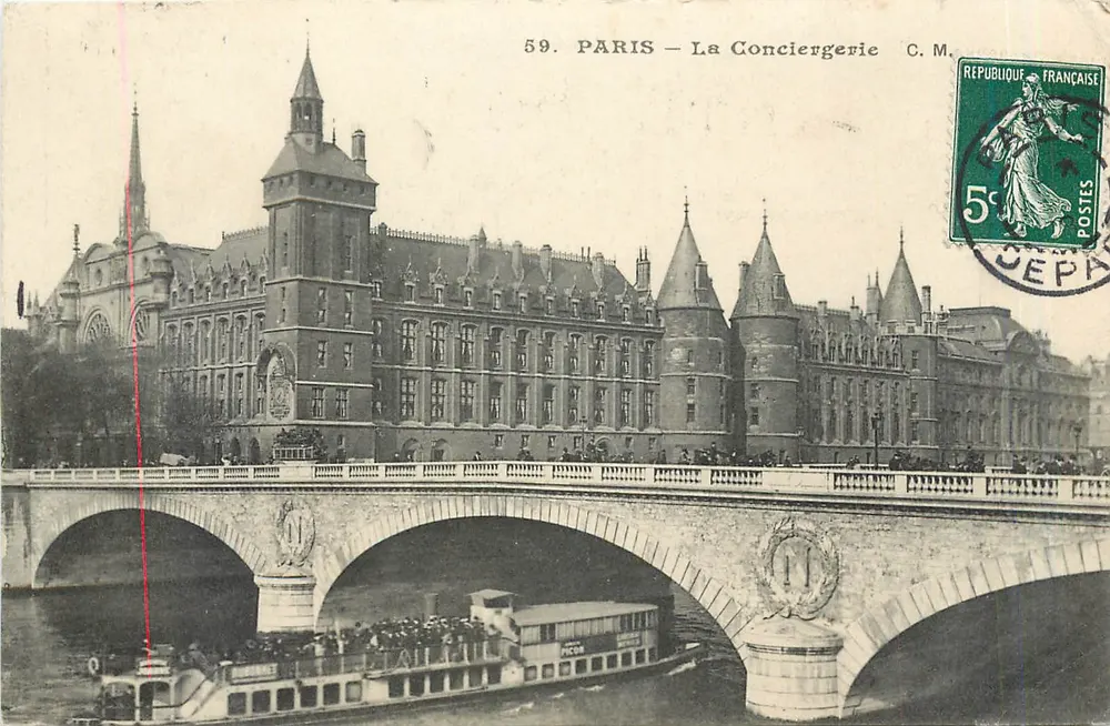 Paris — A Conciergerie — C.M. n°59 - Frente