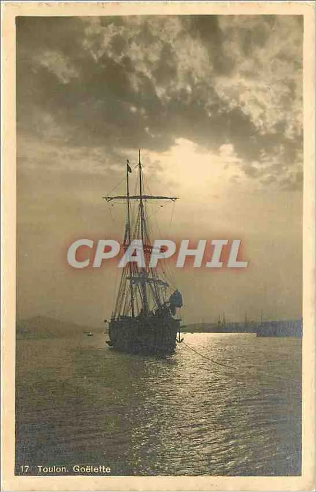 Toulon — Goélette — Art Photo-Guérin, Quai Cronstadt Toulon - Frente