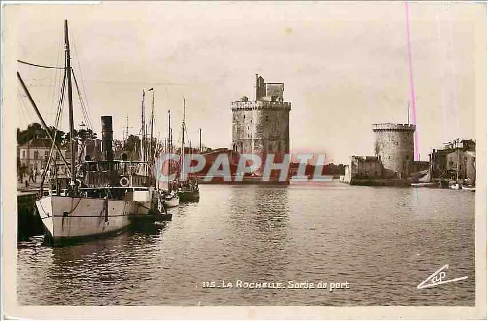 La Rochelle — Sortie du port — Craphil n°115 - Recto