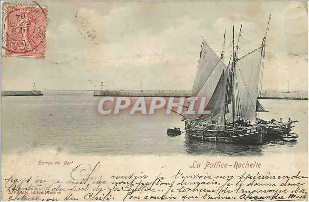 Porto de La Pallice -- Rochelle -- A. Viatte, editor, Tarbes - Frente