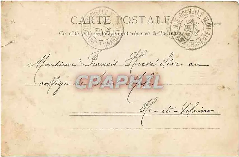 Porto de La Pallice -- Rochelle -- A. Viatte, editor, Tarbes - Verso