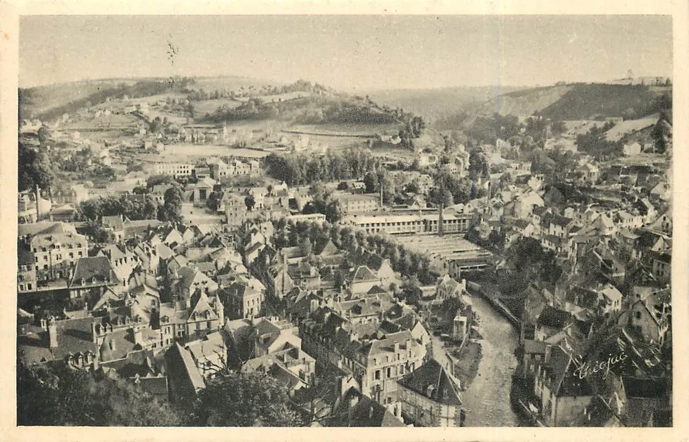 Ansicht der Rochers des Granges — Albeusson (Creuse) — Verlag Chieojuc - Vorderseite