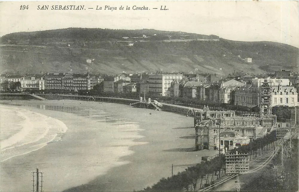 San Sebastián — La Playa de la Concha — LL. — N° 194 - Recto